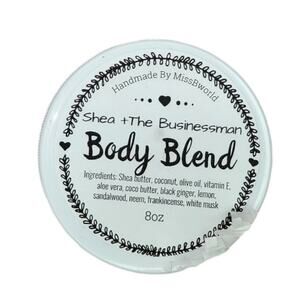 Shea The Business Man Body Butter Black Ginger Sandalwood 8oz
